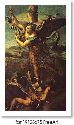 Free art print of St. Michael and Satan by Raphael Free art print of St. Michael and Satan by Raphael