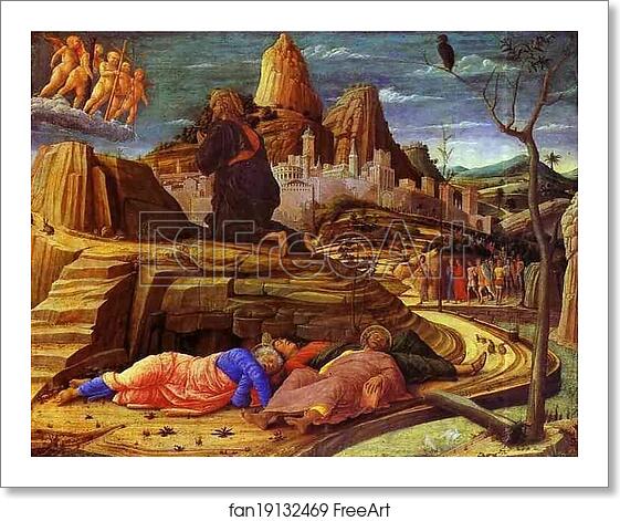 Free art print of Agony in the Garden by Andrea Mantegna Free art print of Agony in the Garden by Andrea Mantegna