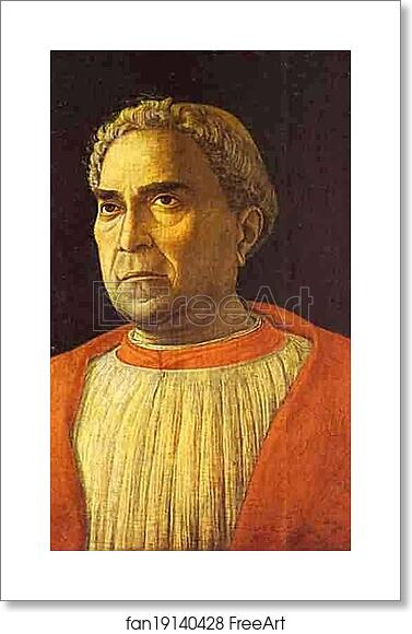 Free art print of Portrait of Cardinal Lodovico Trevisano by Andrea Mantegna Free art print of Portrait of Cardinal Lodovico Trevisano by Andrea Mantegna