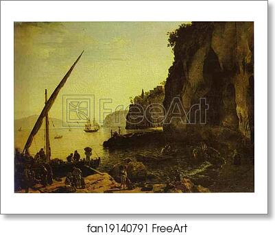 Free art print of View of Sorrento by Sylvester Shchedrin