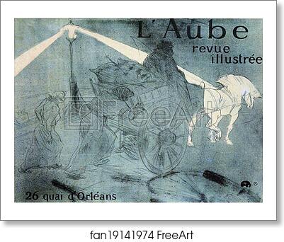 Free art print of Dawn by Henri De Toulouse-Lautrec