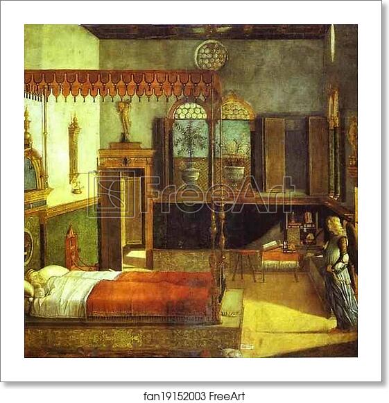 Free art print of Legend of St. Ursula: St. Ursula's Dream by Vittore Carpaccio Free art print of Legend of St. Ursula: St. Ursula's Dream by Vittore Carpaccio