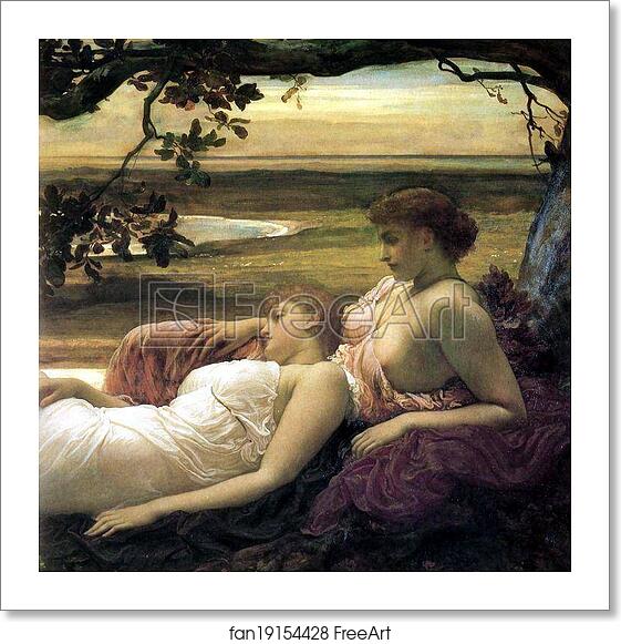 Free art print of Idyll. Detail by Frederick Leighton Free art print of Idyll. Detail by Frederick Leighton