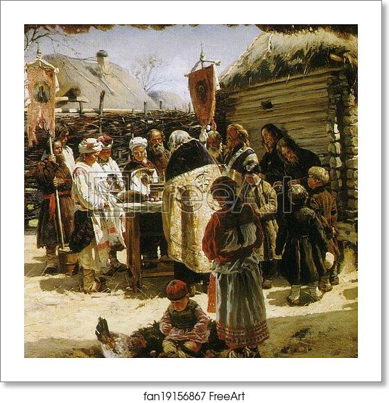 Free art print of Prayer during Holy Week. Detail by Vladimir Makovsky Free art print of Prayer during Holy Week. Detail by Vladimir Makovsky