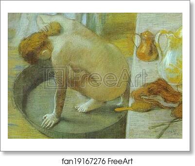 Free art print of The Tub by Edgar Degas Free art print of The Tub by Edgar Degas
