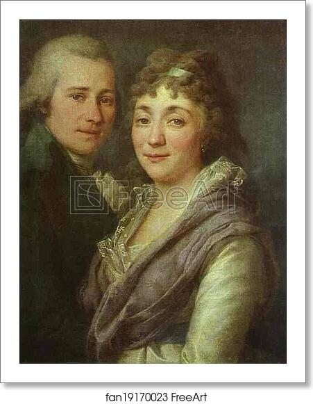 Free art print of Portrait of V. I. Mitrofanov and M. A. Mitrofanova by Dmitry Levitzky Free art print of Portrait of V. I. Mitrofanov and M. A. Mitrofanova by Dmitry Levitzky