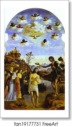 Free art print of Baptism of Christ in the Jordan by Giovanni Battista Cima, Called Cima Da Conegliano Free art print of Baptism of Christ in the Jordan by Giovanni Battista Cima, Called Cima Da Conegliano