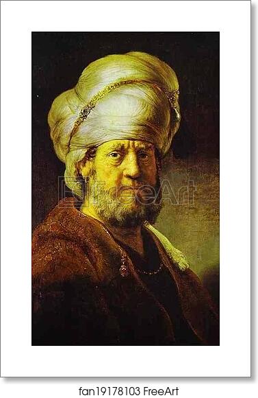 Free art print of Portrait of a Man in an Oriental Costume by Rembrandt Harmenszoon Van Rijn Free art print of Portrait of a Man in an Oriental Costume by Rembrandt Harmenszoon Van Rijn