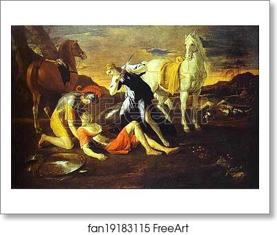 Free art print of Tancred and Erminia by Nicolas Poussin Free art print of Tancred and Erminia by Nicolas Poussin