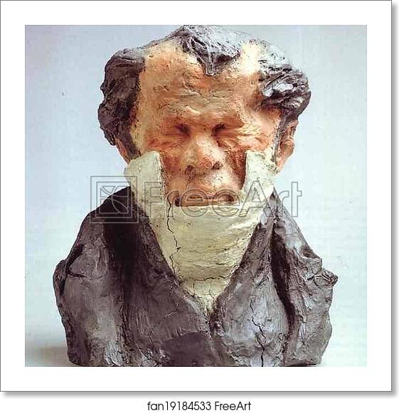 Free art print of Jean-Ponce-Guillaume Viennet (1777-1868), Deputy, Peer of France and Academician by Honoré Daumier