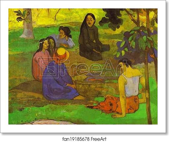 Free art print of Les Parau Parau (Conversation) by Paul Gauguin Free art print of Les Parau Parau (Conversation) by Paul Gauguin