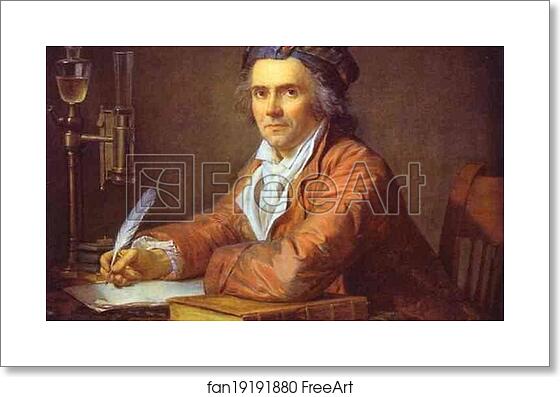 Free art print of Portrait of Doctor Alphonse Leroy by Jacques-Louis David