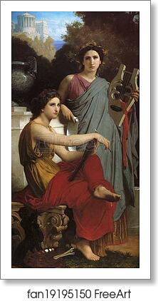 Free art print of Art and Literature by William-Adolphe Bouguereau