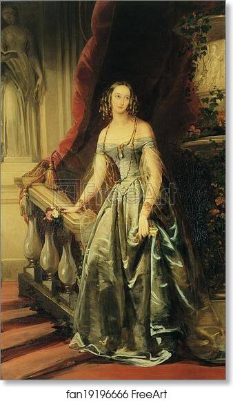 Free art print of Portrait of Grand Duchess Olga Nikolaevna by Christina Robertson