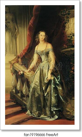 Free art print of Portrait of Grand Duchess Olga Nikolaevna by Christina Robertson