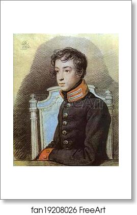 Free art print of Portrait of A. P. Bakunin by Orest Kiprensky Free art print of Portrait of A. P. Bakunin by Orest Kiprensky