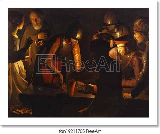 Free art print of Peter Denying Christ by Georges De La Tour Free art print of Peter Denying Christ by Georges De La Tour