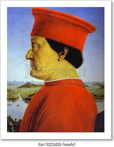 Free art print of Diptych Portraits of Federico da Montefeltro, Duke of Urbino, and His Wife, Batista Sforza by Piero Della Francesca Free art print of Diptych Portraits of Federico da Montefeltro, Duke of Urbino, and His Wife, Batista Sforza by Piero Della Francesca
