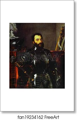 Free art print of Portrait of Francesco Maria della Rovere, Duke of Urbino by Titian