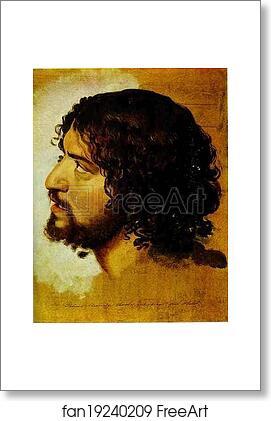 Free art print of A Head of a Young Man by Alexander Ivanov
