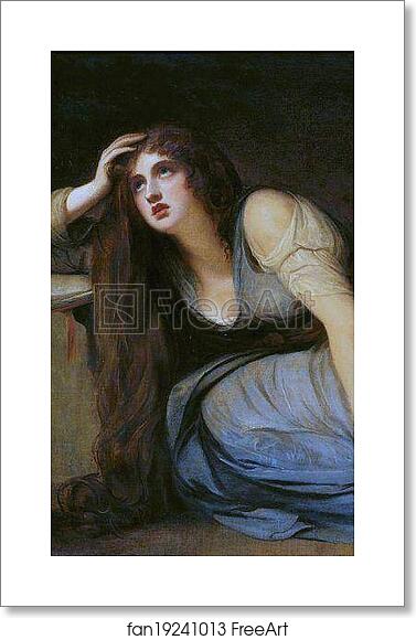 Free art print of Lady Hamilton as Mary Magdalene by George Romney Free art print of Lady Hamilton as Mary Magdalene by George Romney