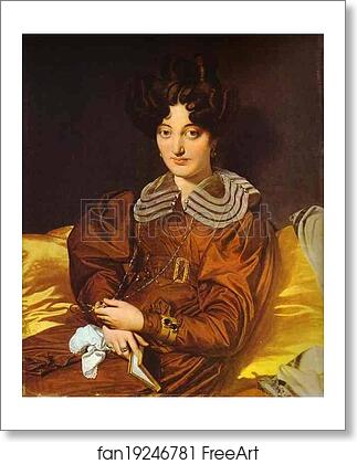 Free art print of Portrait of Madame Marcotte de Sainte-Marie by Jean-Auguste-Dominique Ingres