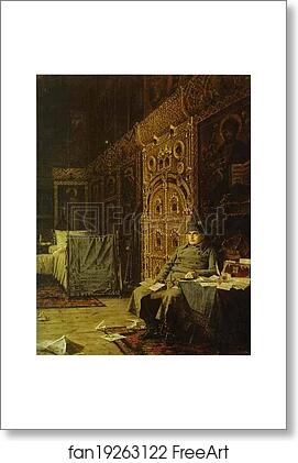 Free art print of On the Way. Bad News From France by Vasily Vereshchagin