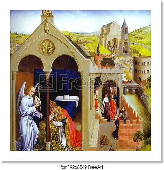 Free art print of Dream of Pope Sergius by Rogier Van Der Weyden Free art print of Dream of Pope Sergius by Rogier Van Der Weyden