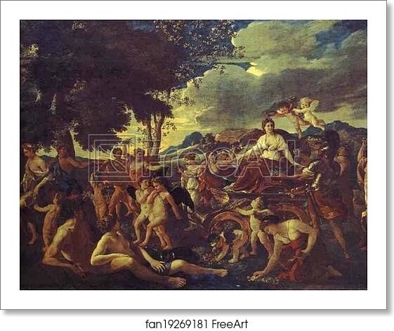 Free art print of The Triumph of Flora by Nicolas Poussin