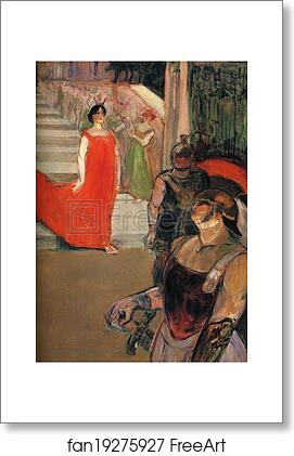 Free art print of The Opera " by Henri De Toulouse-Lautrec
