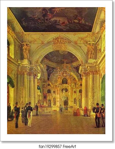 Free art print of View of the Big Church of the Winter Palace by Alexey Tyranov