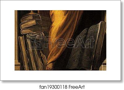 Free art print of Philosopher. Detail by Jacopo Robusti, Called Tintoretto