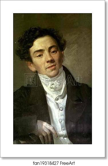 Free art print of Portrait of the Actor A.N.Ramazanov by Karl Brulloff