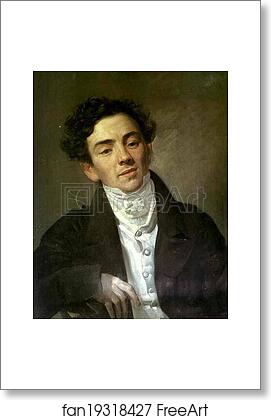 Free art print of Portrait of the Actor A.N.Ramazanov by Karl Brulloff