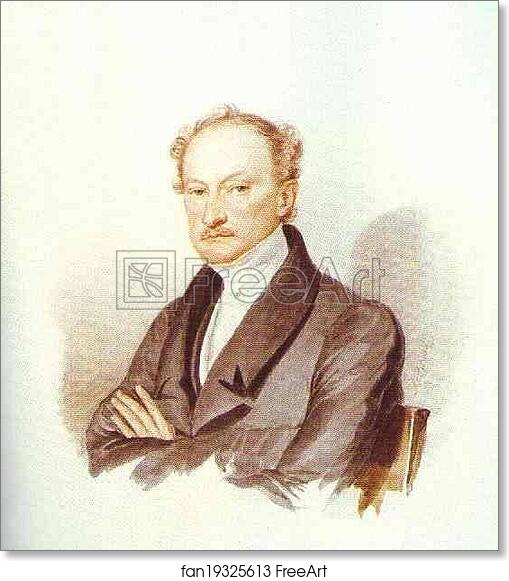 Free art print of Male Portrait by Alexander Brulloff