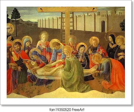 Free art print of Lamentation over the Dead Christ by Fra Angelico Free art print of Lamentation over the Dead Christ by Fra Angelico