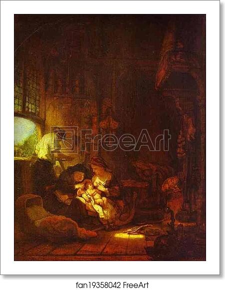 Free art print of Holy Family by Rembrandt Harmenszoon Van Rijn Free art print of Holy Family by Rembrandt Harmenszoon Van Rijn