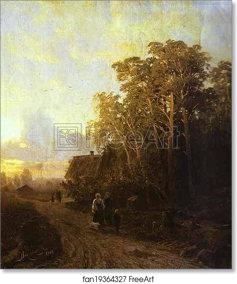 Free art print of Evening by Feodor Vasilyev