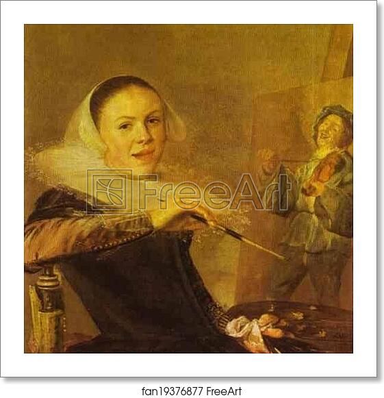 Free art print of Self-Portrait by Judith Leyster. C. 1635. Oil on ...