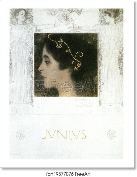 Free art print of Junius by Gustav Klimt