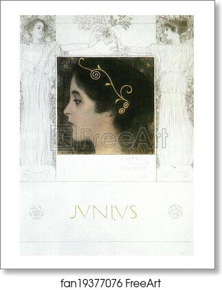 Free art print of Junius by Gustav Klimt
