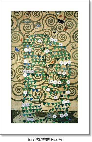 Free art print of Cartoon for the frieze in the Villa Stoclet in Brussels: right part of the Tree of Life by Gustav Klimt Free art print of Cartoon for the frieze in the Villa Stoclet in Brussels: right part of the Tree of Life by Gustav Klimt