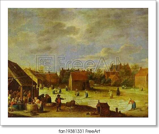 Free art print of A Bleaching Ground by David Teniers The Younger Free art print of A Bleaching Ground by David Teniers The Younger