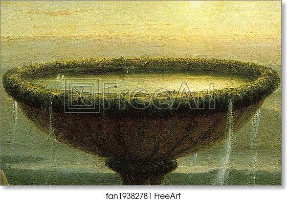 Free art print of The Titan's Goblet. Detail by Thomas Cole