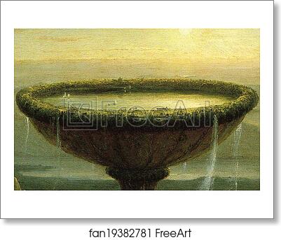 Free art print of The Titan's Goblet. Detail by Thomas Cole