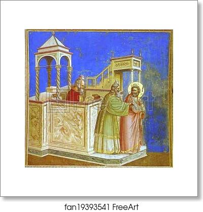 Free art print of Rejection of Joachim's Sacrifice by Giotto