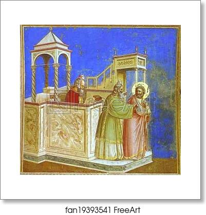 Free art print of Rejection of Joachim's Sacrifice by Giotto Free art print of Rejection of Joachim's Sacrifice by Giotto