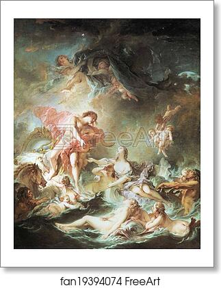 Free art print of The Setting of the Sun by François Boucher