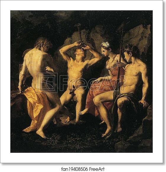 Free art print of Apollo and Marsyas. Detail by Agnolo Bronzino Free art print of Apollo and Marsyas. Detail by Agnolo Bronzino