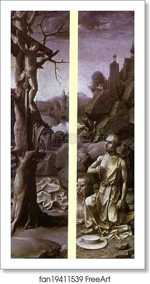 Free art print of St. Jerome Penitent by Jan Gossaert, Called Mabuse